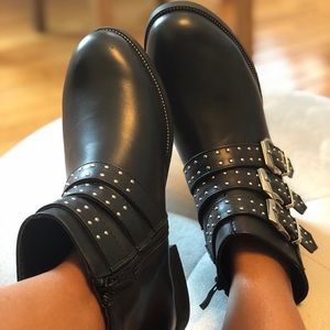 NWOT Wanted Black Ankle Boots